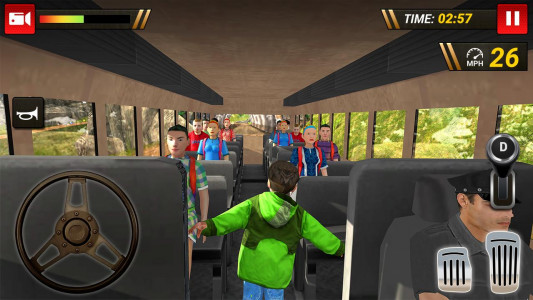 اسکرین شات برنامه Offroad School Bus Driving Simulator 2019 3
