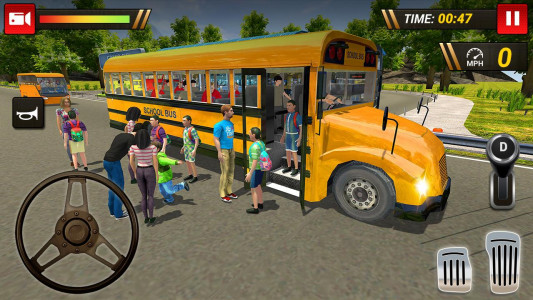 اسکرین شات برنامه Offroad School Bus Driving Simulator 2019 2