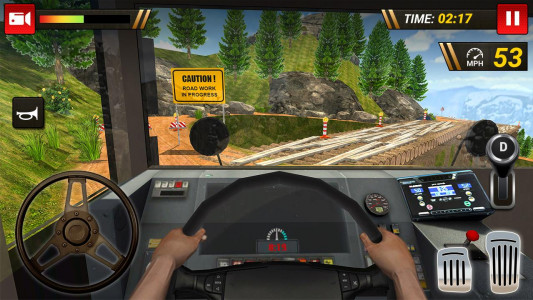 اسکرین شات برنامه Offroad School Bus Driving Simulator 2019 1