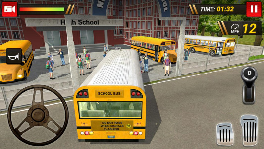 اسکرین شات برنامه Offroad School Bus Driving Simulator 2019 6
