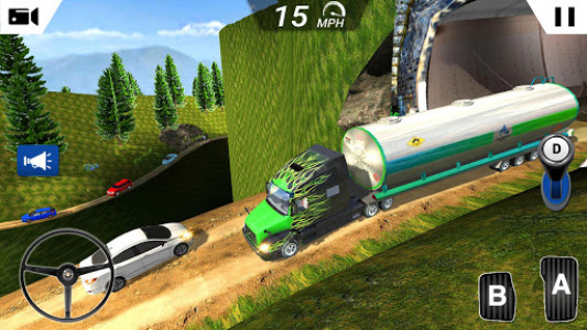 اسکرین شات برنامه Offroad Oil Tanker Transport Truck Simulator 2019 6