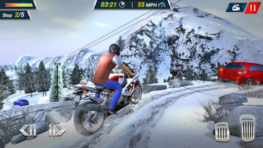 اسکرین شات بازی Snow Motorbike Racing 2019 Free 8