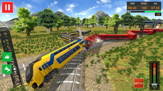 اسکرین شات برنامه Euro Train Simulator Free - Train Games 2019 8