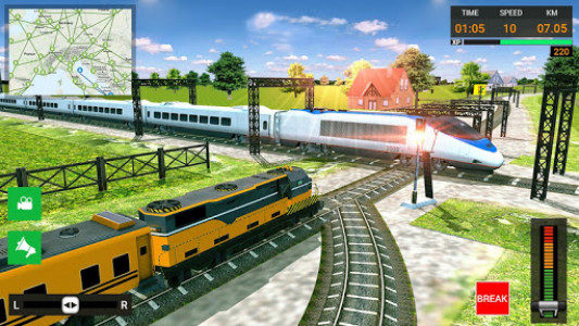 اسکرین شات برنامه Euro Train Simulator Free - Train Games 2019 4