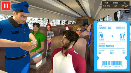 اسکرین شات برنامه Euro Train Simulator Free - Train Games 2019 6