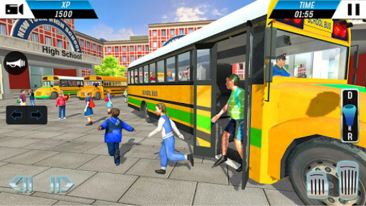 اسکرین شات برنامه School Bus Transport Driver 2019 3