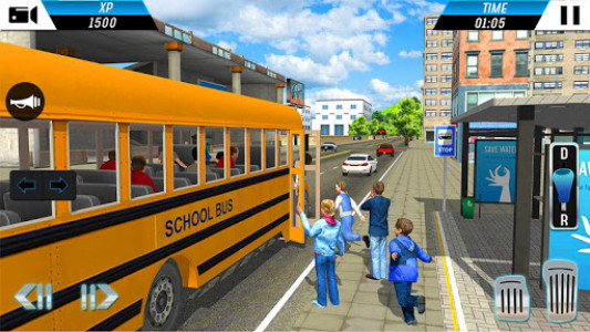 اسکرین شات برنامه School Bus Transport Driver 2019 1