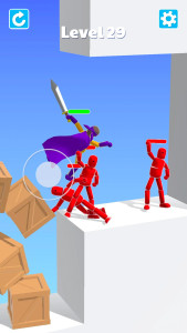 اسکرین شات 5 بازی Ragdoll ninja: Imposter hero