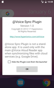 اسکرین شات برنامه @Voice Sync Plugin 1