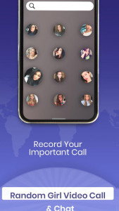 اسکرین شات برنامه Random Girl Video Call & Chat 4