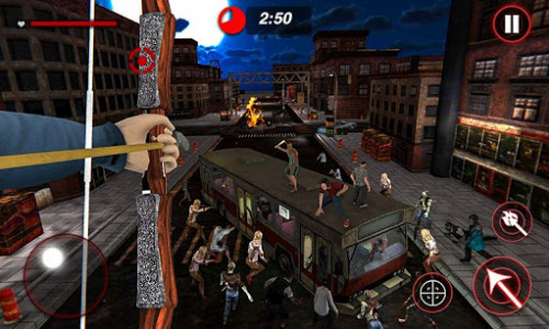 اسکرین شات بازی Archer Hunting Zombie City Last Battle 3D 3