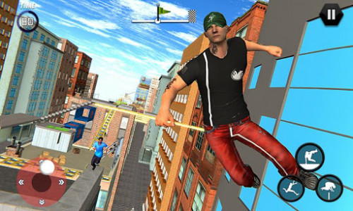 اسکرین شات برنامه City Rooftop Parkour 2019: Free Runner 3D Game 3