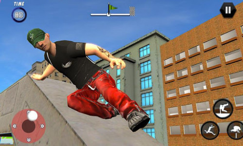 اسکرین شات برنامه City Rooftop Parkour 2019: Free Runner 3D Game 1