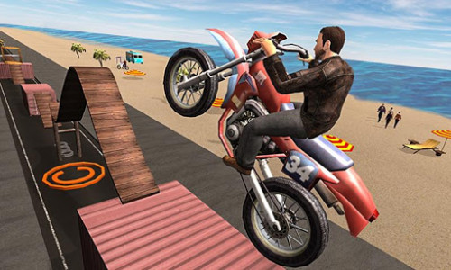 اسکرین شات بازی Fearless Moto Rider Stunt Mania 2019 1