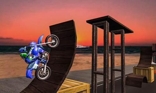 اسکرین شات بازی Fearless Moto Rider Stunt Mania 2019 4