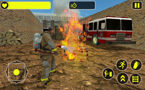 اسکرین شات بازی Firefighter School 3D: Fireman Rescue Hero Game 1