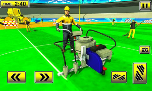 اسکرین شات بازی Football Stadium Builder: New 3D Construction Game 3