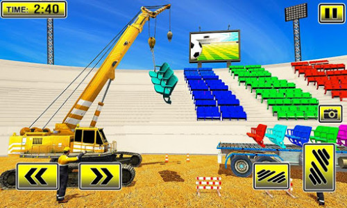 اسکرین شات بازی Football Stadium Builder: New 3D Construction Game 4