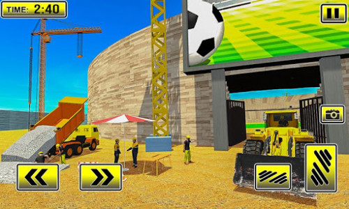 اسکرین شات بازی Football Stadium Builder: New 3D Construction Game 5