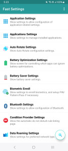 اسکرین شات 2 برنامه Fast Settings