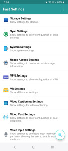 اسکرین شات 7 برنامه Fast Settings