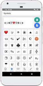اسکرین شات 3 برنامه i2Symbol Emoji