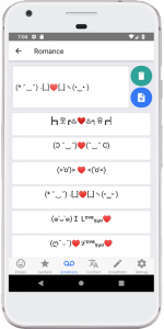اسکرین شات برنامه i2Symbol Emoji 4