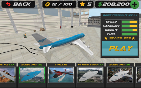 اسکرین شات بازی Airplane Flight Simulator 2017 5