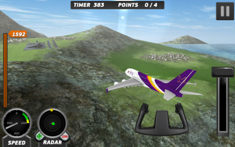 اسکرین شات بازی Airplane Flying Flight Pilot 5