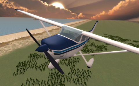 اسکرین شات بازی Airplane Simulator Pilot 3D 5