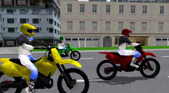 اسکرین شات بازی City Bike Racing 3D 3