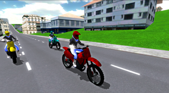 اسکرین شات بازی City Bike Racing 3D 2