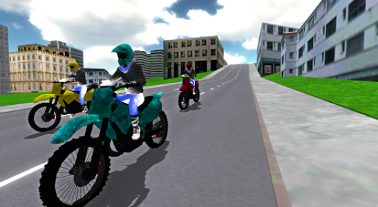 اسکرین شات بازی City Bike Racing 3D 1