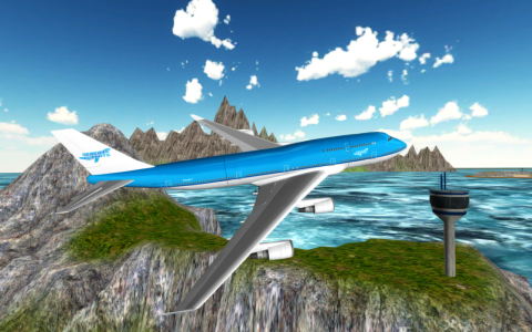 اسکرین شات 5 بازی Flight Simulator: Fly Plane 3D