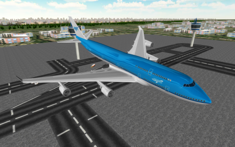 اسکرین شات بازی Flight Simulator: Fly Plane 3D 2