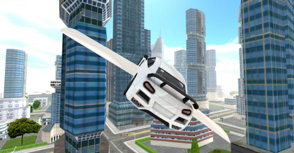 اسکرین شات بازی Flying Car Sim 7