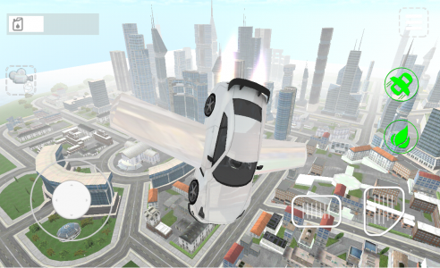 اسکرین شات بازی Flying Car Sim 1