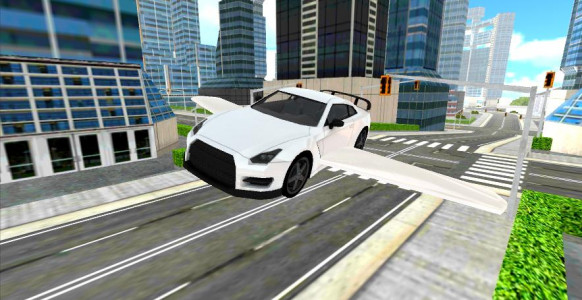 اسکرین شات بازی Flying Car Sim 6