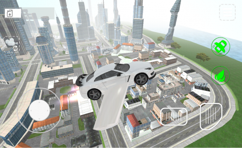 اسکرین شات بازی Flying Car Sim 5
