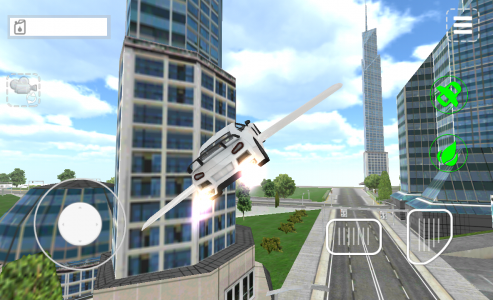 اسکرین شات بازی Flying Car Sim 2