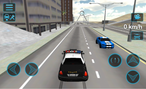 اسکرین شات بازی Fast Police Car Driving 3D 1