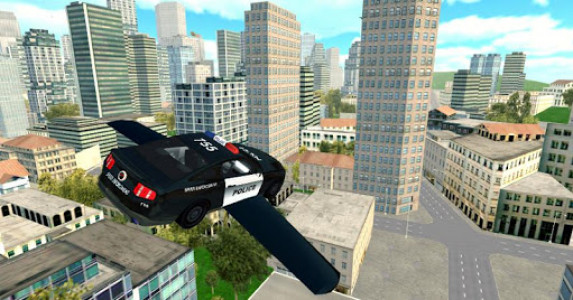 اسکرین شات بازی Flying Police Car Simulator 4
