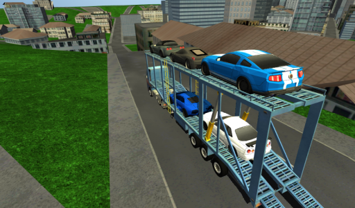 اسکرین شات بازی Car Transporter Truck Driving 2