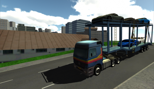 اسکرین شات بازی Car Transporter Truck Driving 3