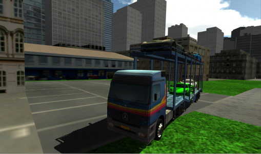 اسکرین شات بازی Car Transporter Truck Driving 4