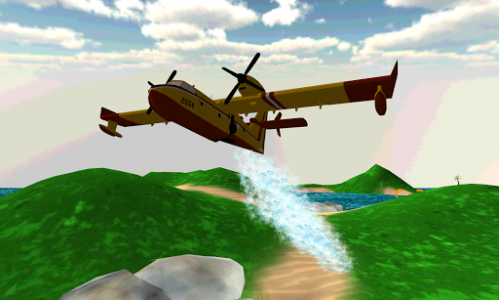 اسکرین شات بازی Airplane Firefighter 3D 4