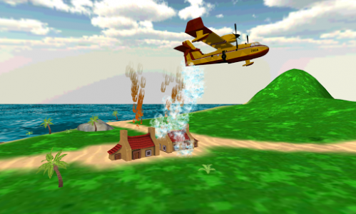 اسکرین شات بازی Airplane Firefighter 3D 2