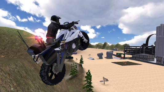 اسکرین شات بازی Police Bike Traffic Rider 4