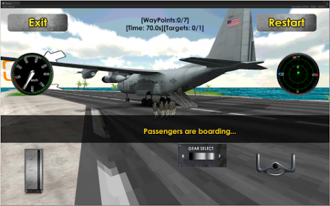 اسکرین شات بازی Flight Sim: Transport Plane 3D 4
