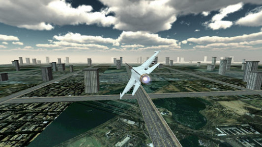 اسکرین شات بازی Jet Plane Fighter City 3D 1